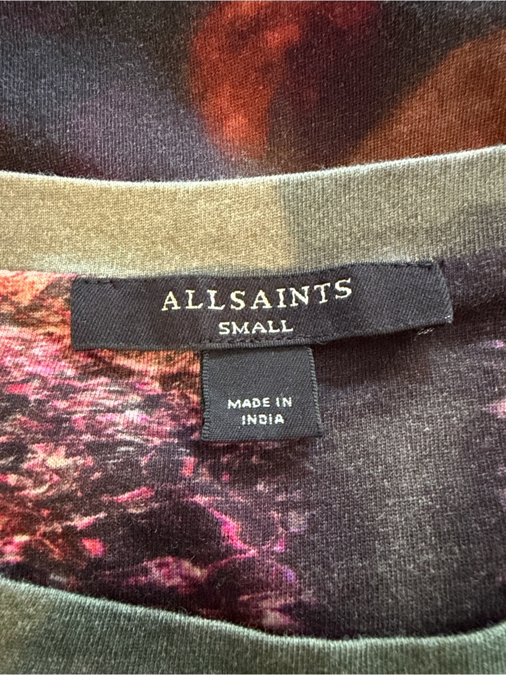 All Saints Women's Abstract Tank Top in Red and Black - Picture 2 of 7